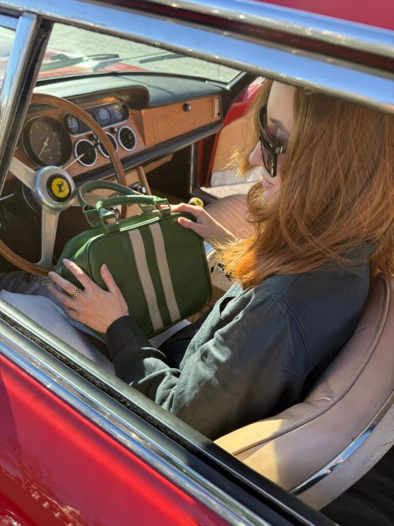 PACTO Boston Bag in a Ferrari