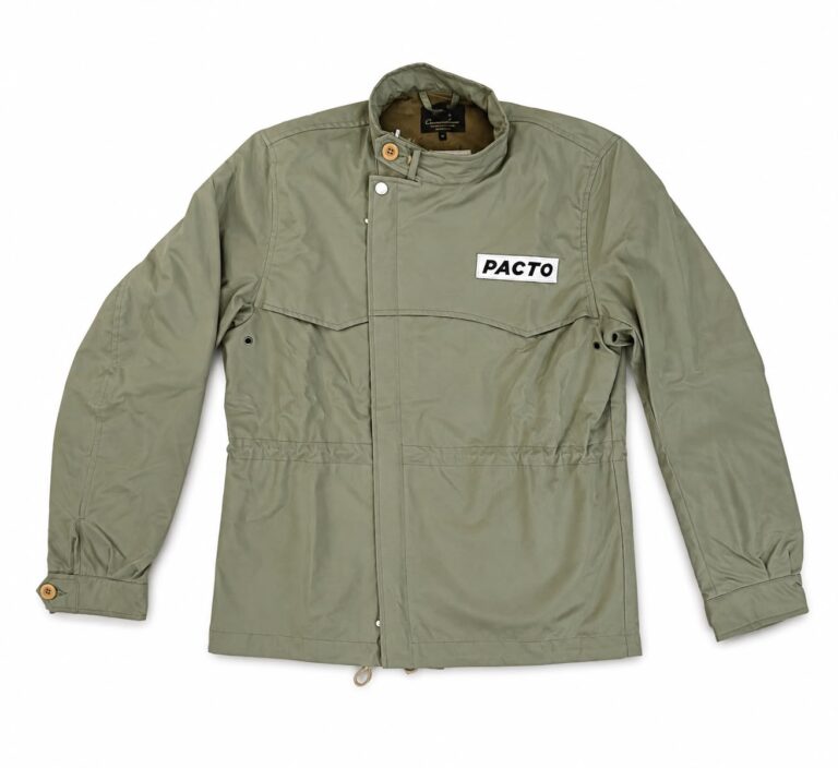PACTO Waterproof Jacket Green - Front