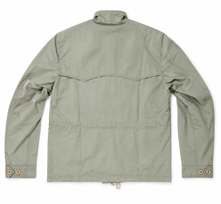PACTO Waterproof Jacket Green - Back